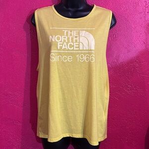 The North Face Bright Yellow Sleeveless Top. Sz large.